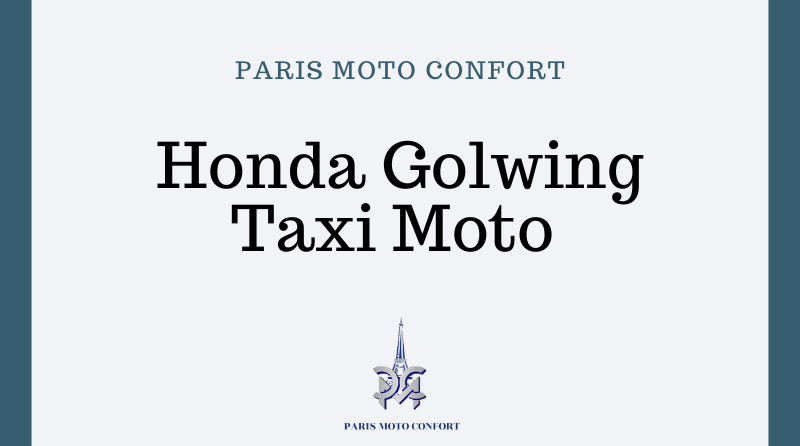 Lire la suite à propos de l’article Honda Goldwing Taxi Moto