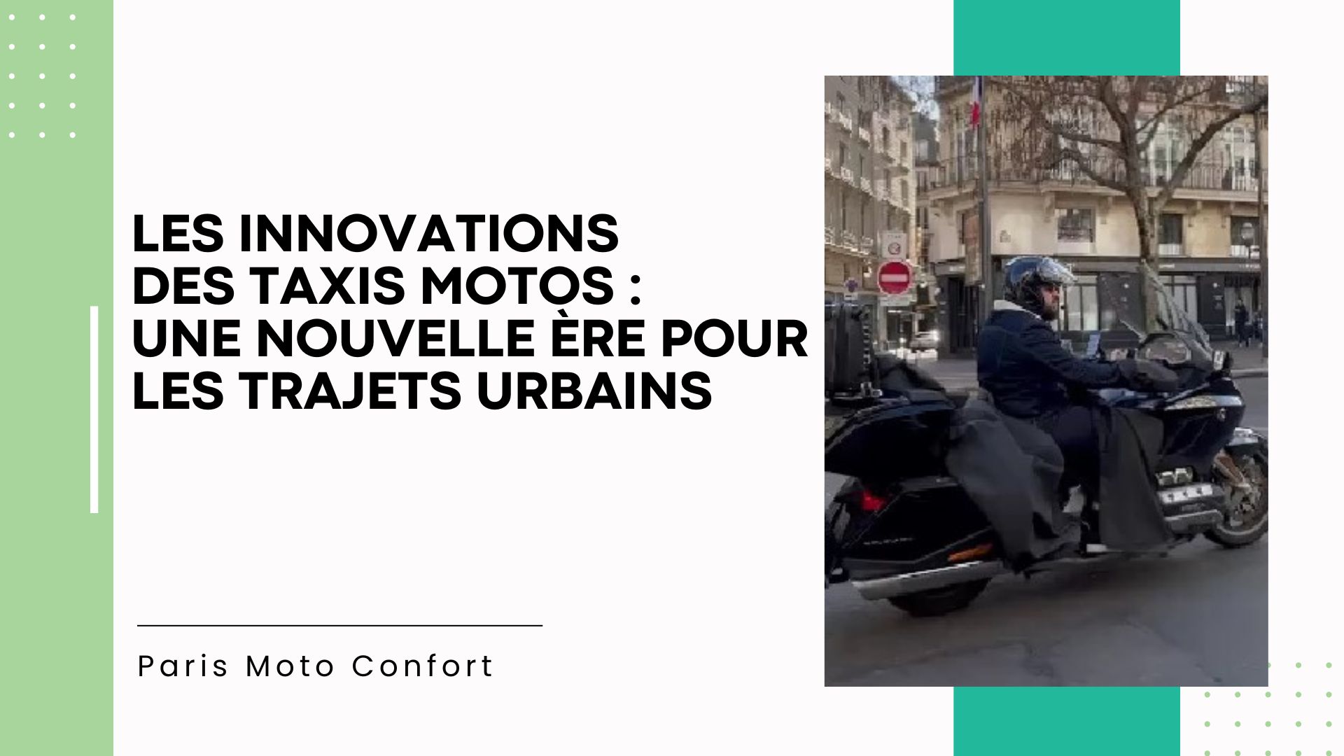 You are currently viewing Les innovations des taxis motos : une nouvelle ère pour les trajets urbains